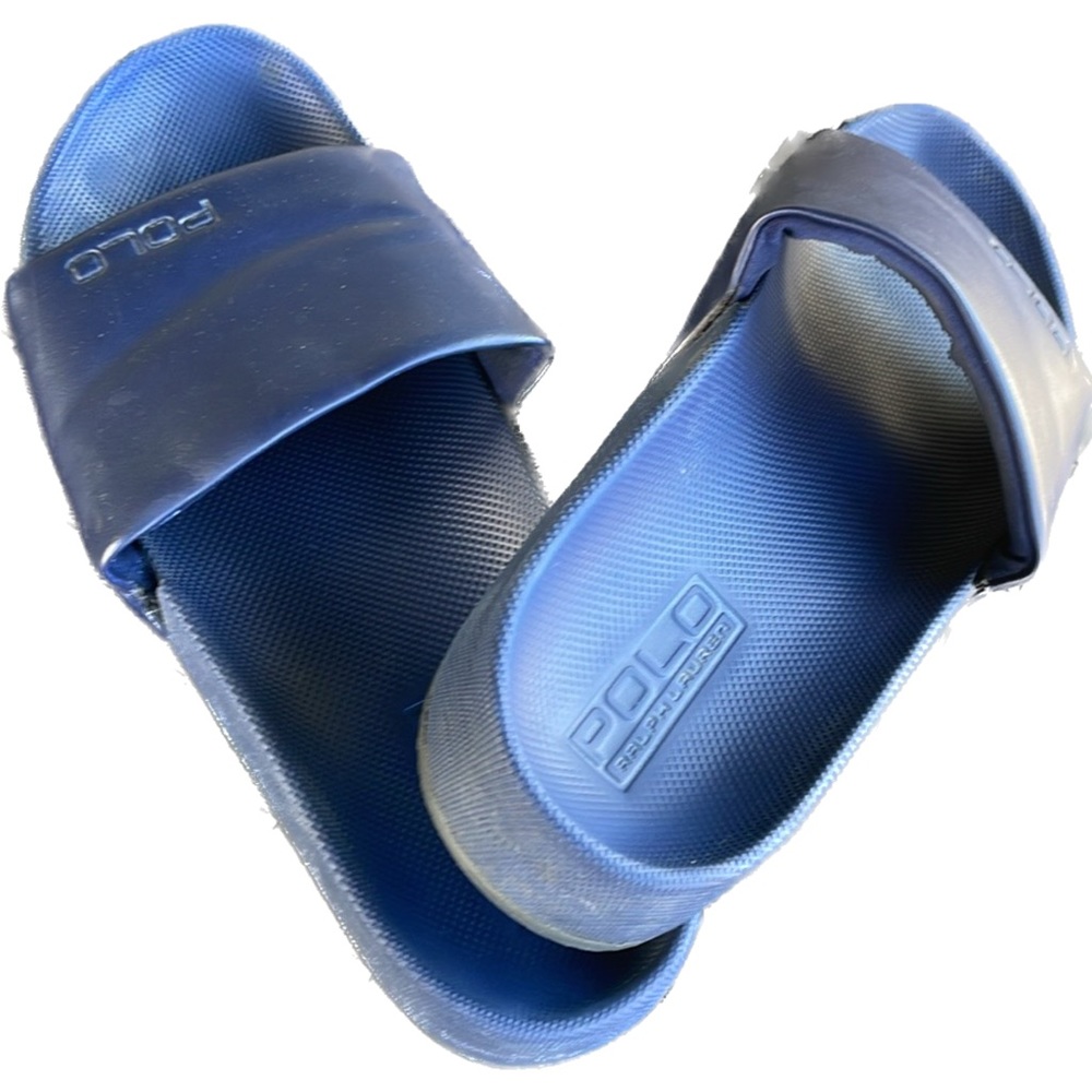 Ralph Lauren Polo Comfortable  Navy Blue Slide in Sandal